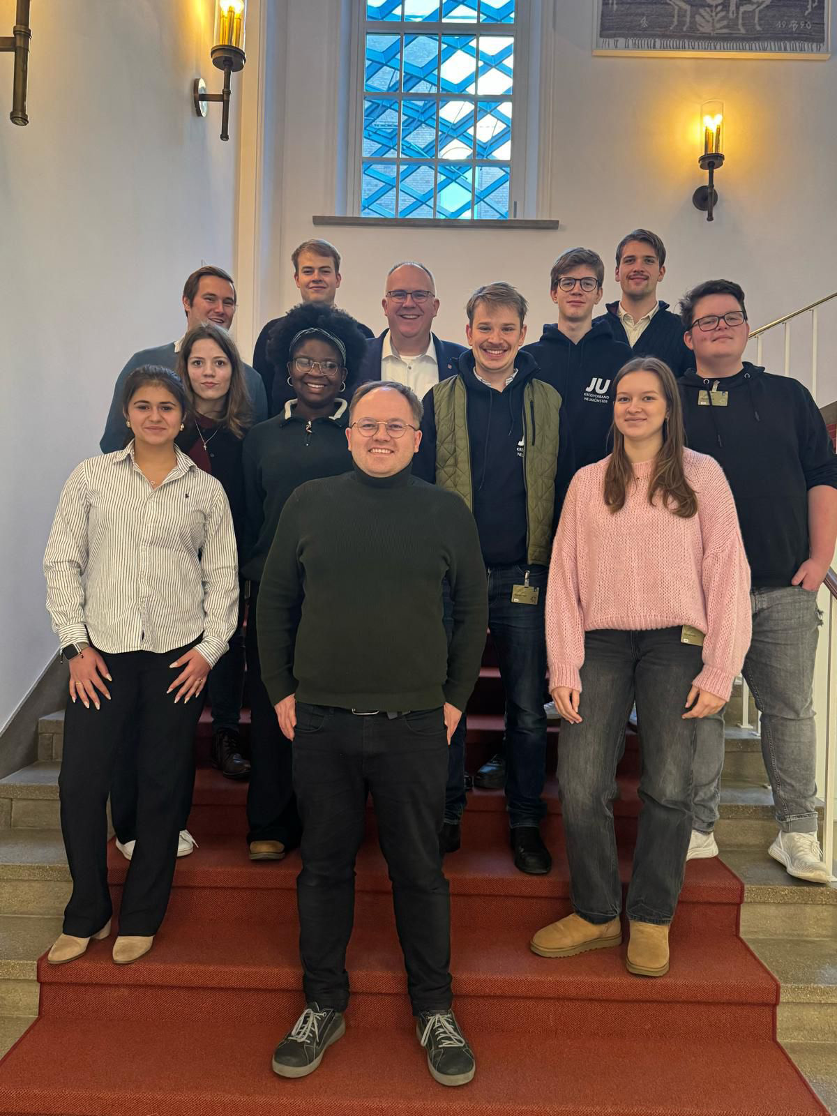 JU Neumünster mit Hauke Hansen MdL im Landtag SH